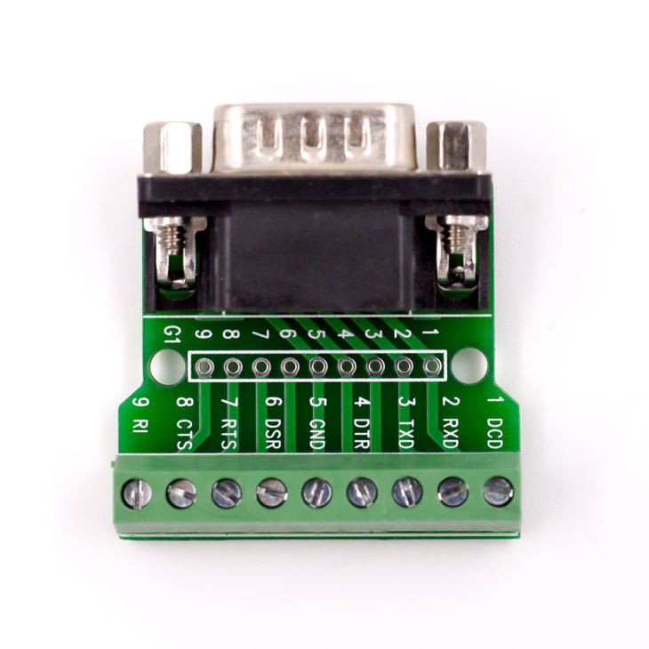 Db9 Male Connector Terminal Converter