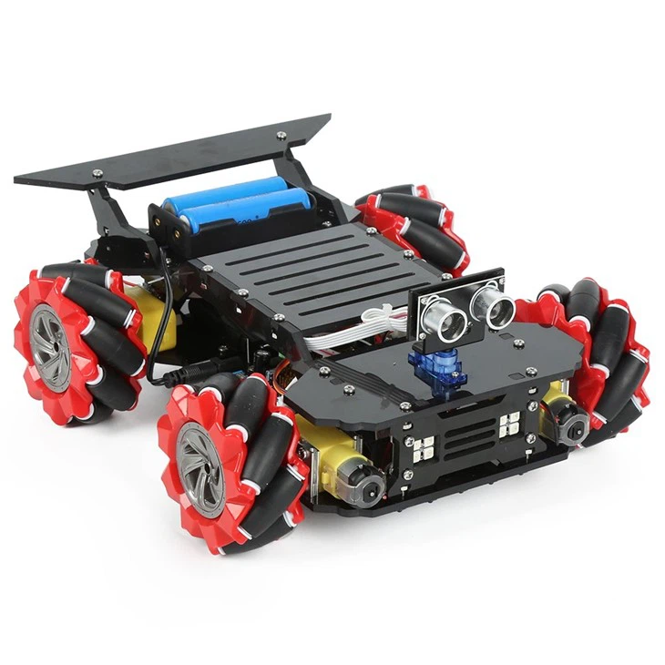 AD120 KUONGSHUN Child Toy Robots Smart Robot Car - Crab Overlord McNamum Wheel Robot Car Kit Compatible With Arduino IDE