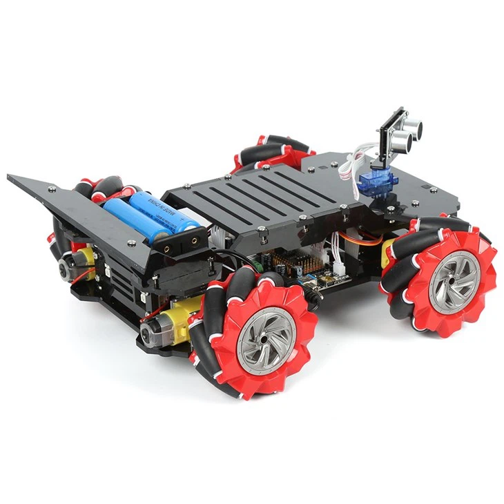 AD120 KUONGSHUN Child Toy Robots Smart Robot Car - Crab Overlord McNamum Wheel Robot Car Kit Compatible With Arduino IDE
